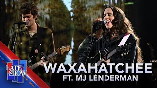 quotRight Back to Itquot  Waxahatchee ft MJ Lenderman LIVE on The Late Show [upl. by Ramedlab]