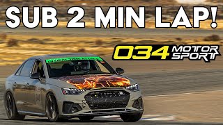 INSANE LAP 2022 Audi S4 Clocks a BLISTERING 1575 at Buttonwillow Raceway FULL WEIGHT NO AERO [upl. by Norraa]