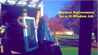 Window Replacement for a 10Window Job [upl. by Fielding271]