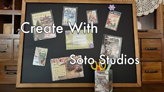 Display Your Art At Home  Scrapbook Supplies  Junk Journaling  Scrapbooking Idea  Soto Studios [upl. by Qooraf100]