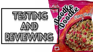 Noodle Doodle Fiery Chatpatt flavor review by KARACHIAN FOODS VLOG noodledoodle kolson noodles [upl. by Airdnas]