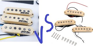 Wilkinson wvs 60s VS Alnico V  Cheap Pickups Comparison [upl. by Sena896]