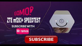 ZTE mf283 speed test with GOMO sim [upl. by Brenda202]