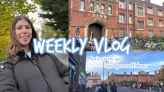 STUDENT ACTUARY VLOG 4  careers networking at Jesus College Cambridge [upl. by Aihcropal]