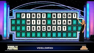 Wheel Of Fortune First Night With Ryan Seacrest AI Voice [upl. by Rahr774]