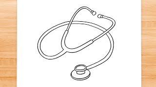 How to draw Stethoscope [upl. by Jeannine]