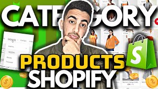 How To Add Product Categories In Shopify Step By Step Tutorial [upl. by Nadruoj986]