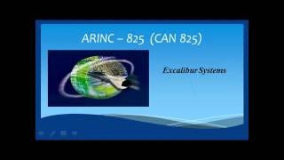 ARINC825  CANbus Tutorial  Excalibur Systems [upl. by Ahseen]