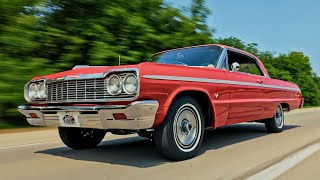 1964 Impala SS Test Drive  V21540 [upl. by Norihs]