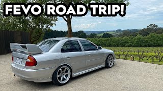 BUDGET LANCER EVO CONVERSION 4G93 SOCH TURBO ROADTRIP [upl. by Broder]