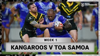 Kangaroos v Toa Samoa  2023 Pacific Championships Week 1  Full Match Replay [upl. by Gibrian72]