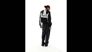 THE NORTH FACE Himalia Packable Waterproof Wind Jacket Off White Shiny Black Women  Asos Exclusive [upl. by Abbott]