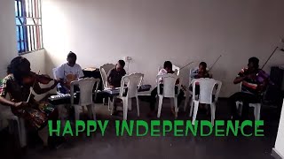 PLAYING THE NEW NIGERIAN NATIONAL ANTHEM  INDEPENDENCE DAY  NIGERIA 64 krabelmusicals [upl. by Reilamag]