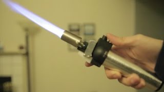 Real Life Butane Lightsaber Burns at 2000°F [upl. by Corrine]