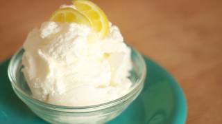 HOMEMADE LEMON ICE CREAM RECIPE [upl. by Curkell490]