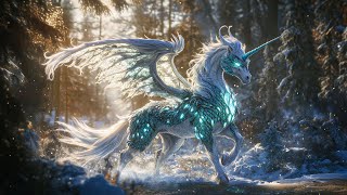 Snow Unicorn Meditation Soothe All Pain • Increase Mental Strength • Reduce Stress amp Anxiety NOW [upl. by Eisle341]