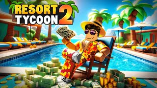 THEME PARK UPDATE TROPICAL RESORT TYCOON 2 Roblox [upl. by Enimasaj]