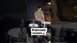 Así se siente estar atrás de una batería drum drums [upl. by Pasquale613]