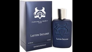 Parfums De Marly Layton Exclusif Fragrance Review 2017 [upl. by Fira78]