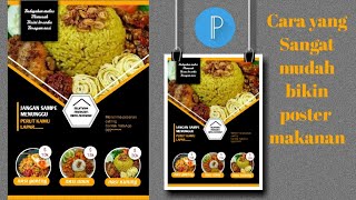 Cara Membuat Poster Makanan Di Pixellab [upl. by Roseline]