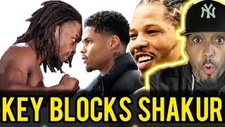 “Keyshawn Davis BUMPS Shakur Out Of Position With Calling Out Tank Davis” Key Blocking His friend [upl. by Kwan]