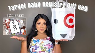 Free Target Baby Registry Bag 2022 Unboxing  How to get free Baby Stuff [upl. by Esmerolda]