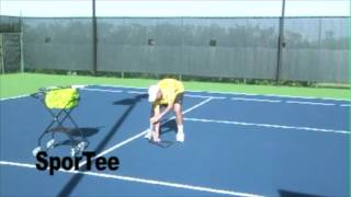 How to use a Hitting Tee for Tennis [upl. by Ellehcan]