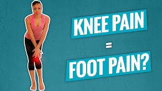 CAN KNEE PROBLEMS CAUSE FOOT PROBLEMS Plantar Fasciitis amp Knee Pain Related [upl. by Evad]