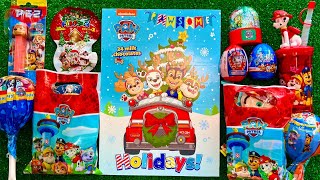 🎁 Unboxing an Advent Calendar of PAW PATROL  ASMR [upl. by Dexter]