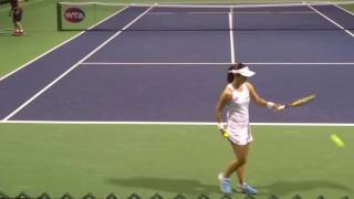 Misaki Doi JPN Indian Wells 1R 2017 [upl. by Chemash326]