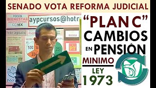 SENADORES VOTAN quotPLAN Cquot REFORMA JUDICIAL CAMBIOS EN PAGO DE PENSIÓN IMSS e ISSSTE [upl. by Neibart662]