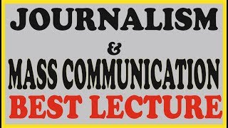 Journalism amp Mass Communication – NET – JRF  UPSC  PhD Entrance Exam [upl. by Binny]