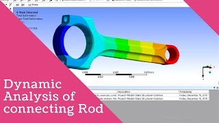 Dynamic Analysis of Connecting Rod [upl. by Radborne]