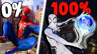 I 100d Spiderman 2 and obtained the platinum trophy It was Spectacular [upl. by Stesha671]