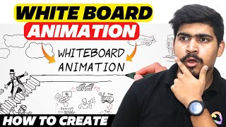 How to Create a Whiteboard Animation  Whiteboard Animation Video Kaise Banaye  Easy amp Free ✅ [upl. by Notnats]