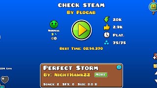 Check steam normal 3 moons🌜 By Flocab 1 Coín Geometry dash 22 [upl. by Granger]