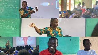 Health talk on MENSTRUATION at Atebubu Presby Junior High School B [upl. by Cesaro]