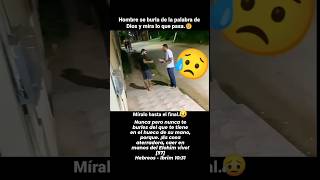 Otra razón por que no puede búrlate de Dios 😱 reels viral video fyp Jesus shorts short [upl. by Ahsatal]