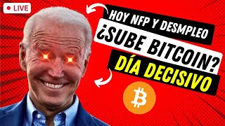 🔴 DIRECTO ¿CAERÁ EL DÓLAR ¿SUBIRÁN LAS CRIPTOMONEDAS ➤ Datos de Empleo EEUU HOY NFP [upl. by Otrebtuc]