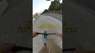 Okulda zorlu parkur  bmx bisiklet bike youtubeshorts shorts gopro [upl. by Rhtaeh]