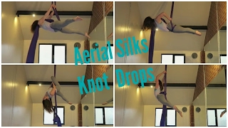 Aerial Silks Knot Drops  UNIQUE AERIALISTS [upl. by Eonak]