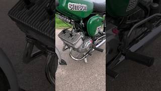 Simson Zweizylinder 👌🔥🔥 shorts simson tuning simsontuning simsontreffen oldtimer ddr 2takt [upl. by Goodkin]