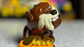 Mad Dog beware dont take his favourite Gold Chocolate Coins🤣😂scary dog funnytoy asmr toys [upl. by Nevlin]