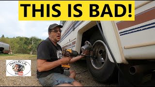 Getting The RV Ready For Winter Travel Season 2  Coachmen Motorhome P30 Rear Drum Brake Replacement [upl. by Meece]