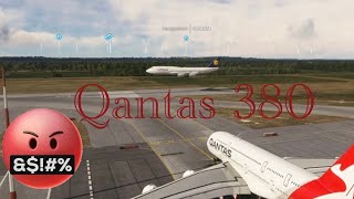 MSFS A380 Vatsim gone wrong [upl. by Earahs92]