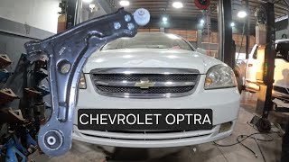 replacing front control arm with ball joint  chevrolet optra torque specs [upl. by Nnoved]