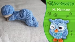 Uncinetto amigurumi Neonato 1° parteHow to do baby [upl. by Dlorag]