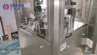 Grand machinery NJP800 automatic capsule filling machine [upl. by Aneryc490]