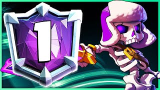 HIGHEST SKILL DECK just REACHED RANK 1 IN CLASH ROYALE 🏆 [upl. by Bernetta]