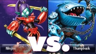 Skylanders Giants Scarlet Ninjini 15 vs Thumpback 15 Lets Play Duellmodus GermanDeutsch [upl. by Ha]